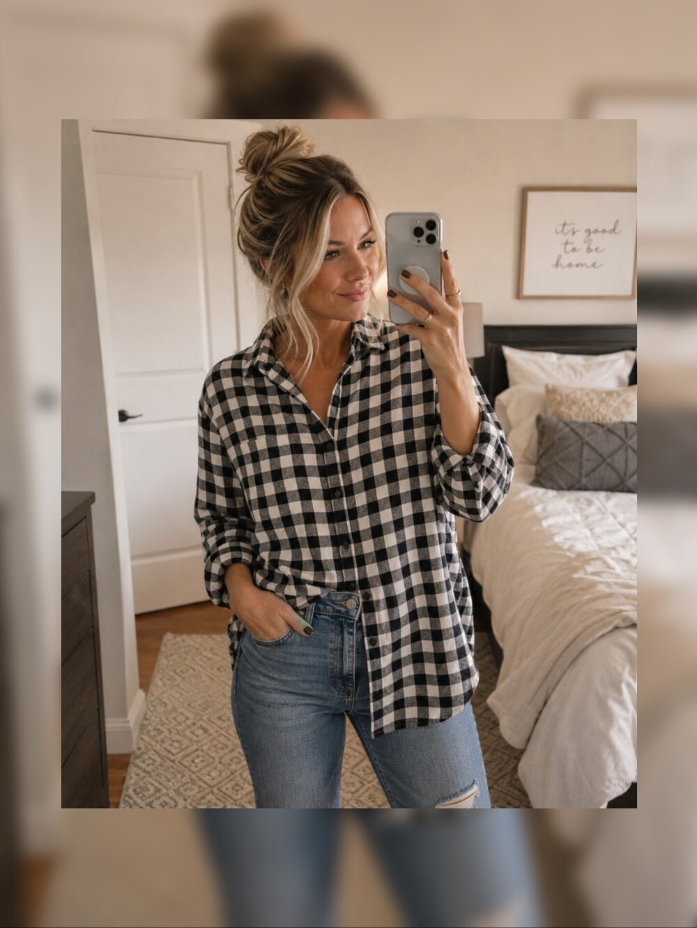 Madewell Flannel Boyfriend Shirt In Buffalo Check